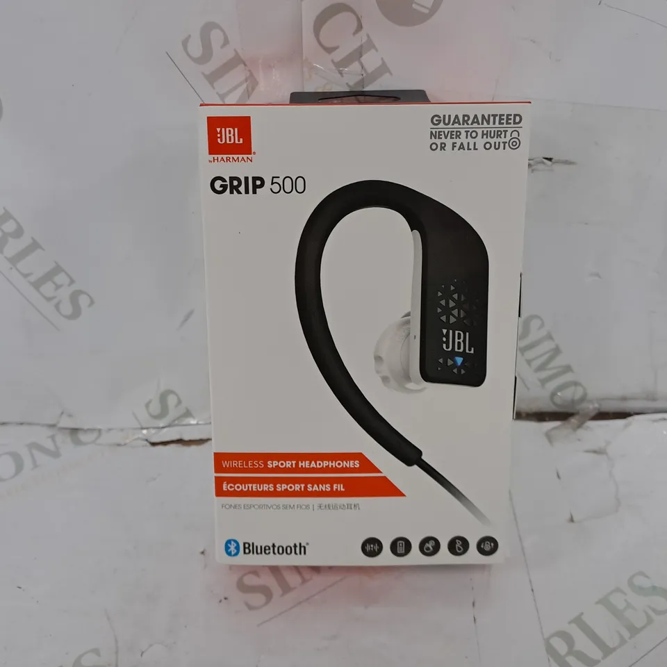 BOXED JBL GRIP 500 WIRELESS SPORT HEADPHONES