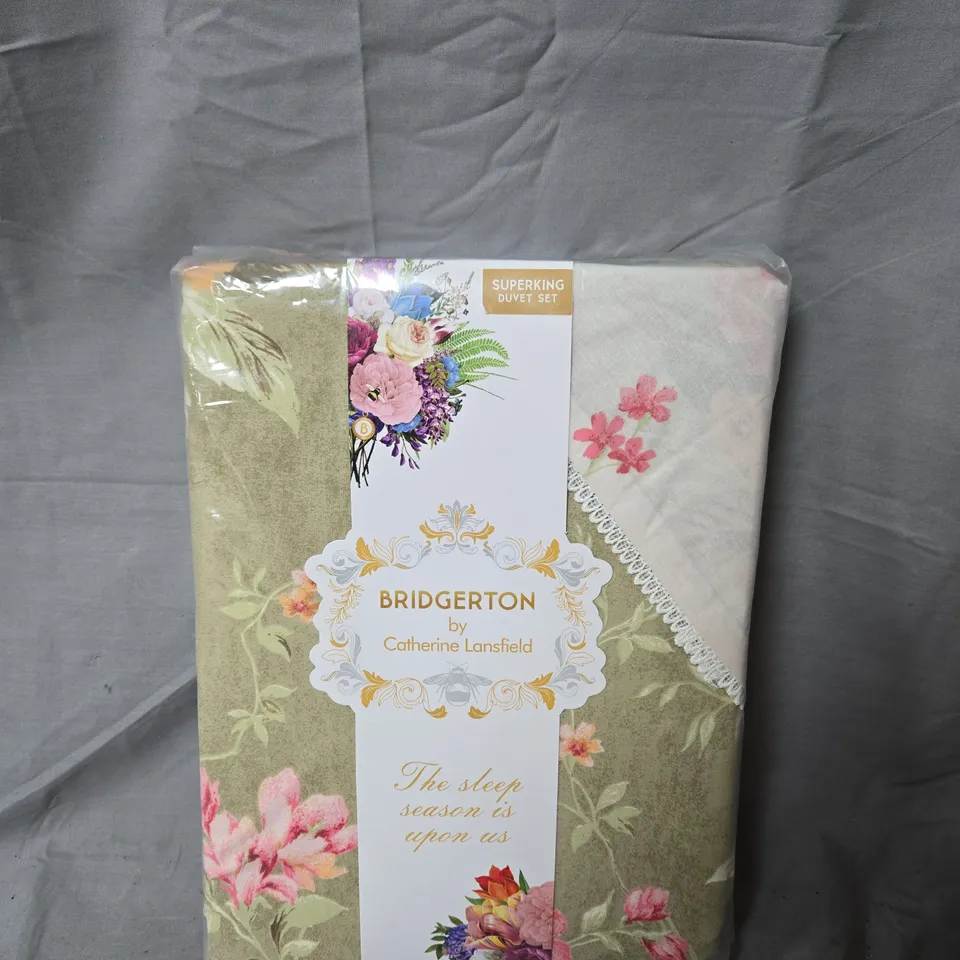 BRIDGERTON BY CATHERINE LANSFIELD SUPERKING DUVET SET - SUPER KING