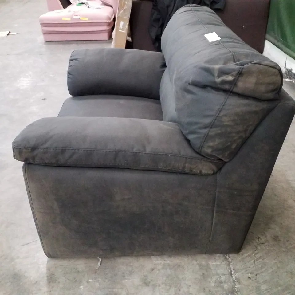 QUALITY DESIGNER ARMCHAIR - BLACK FABRIC 
