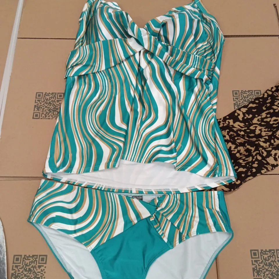 PALLET OF BRAND NEW WOMENS QUALITY DESIGNER CLOTHES APPROXIMATELY 105 TO INCLUDE; DRESSES, TOPS , SWIM SUITS ETC
