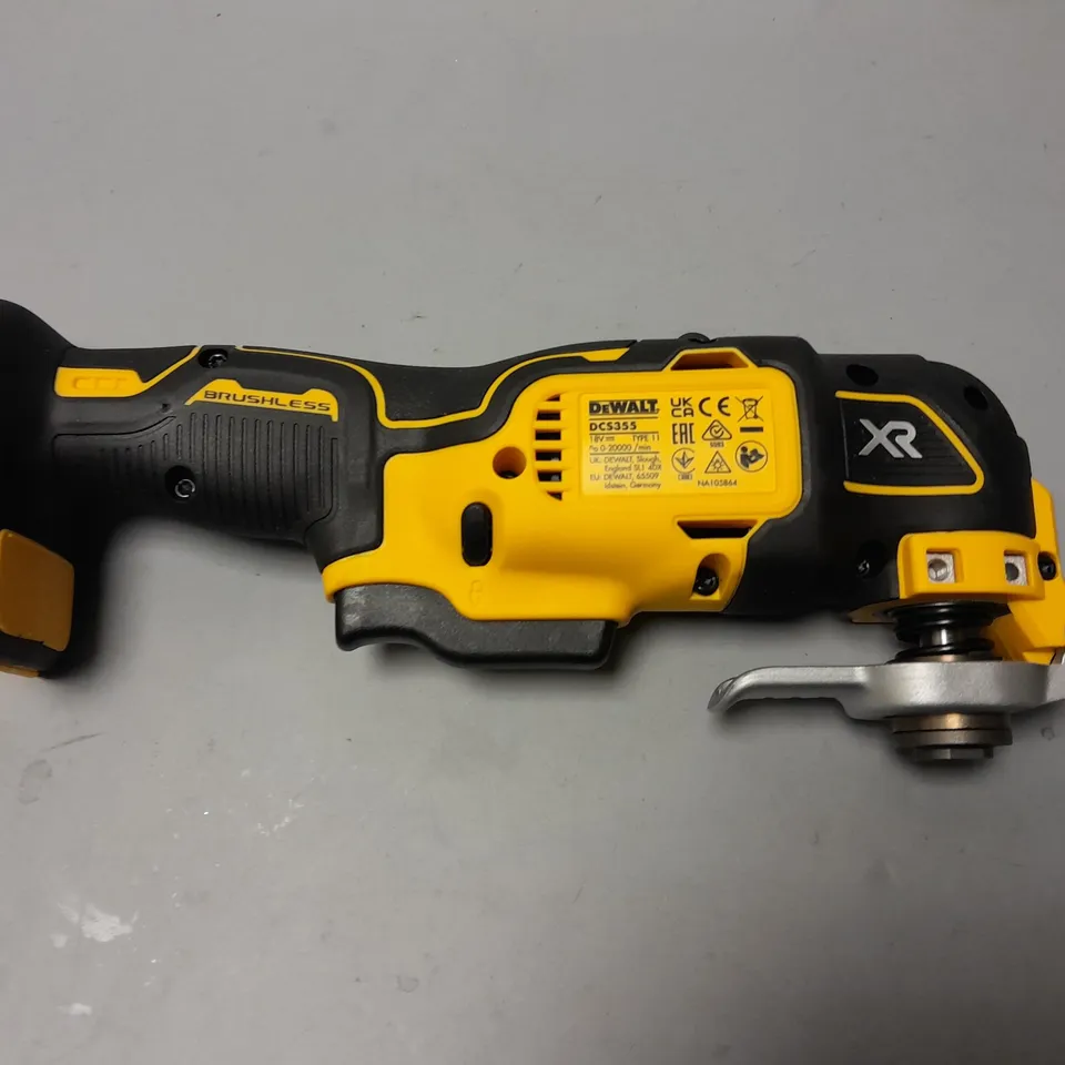 UNBOXED DEWALT 18V XR BRUSHLESS MULTI TOOL - DCS355