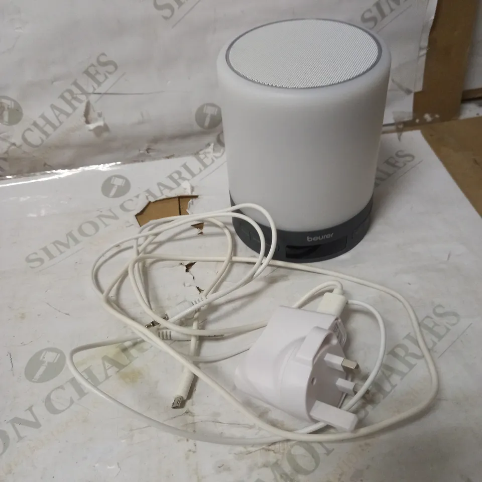 BEURER WL50 WAKE UP TO DAYLIGHT TABLE LAMP, WHITE