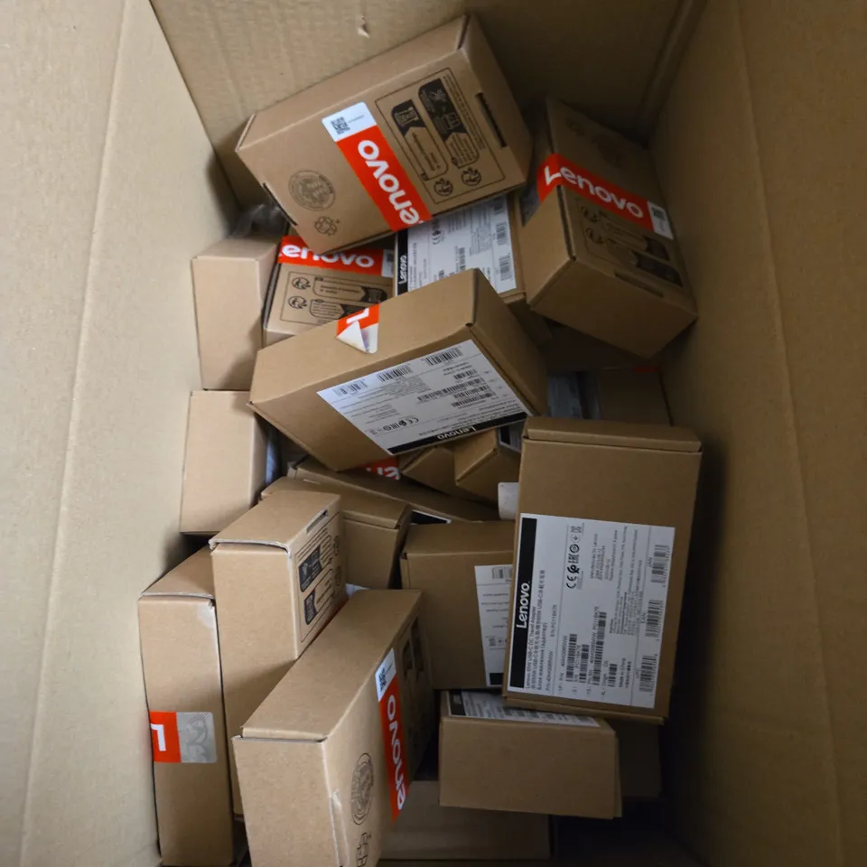 APPROXIMATELY 20 BOXED LENOVO 65W USB-C DC TRAVEL ADAPTERS