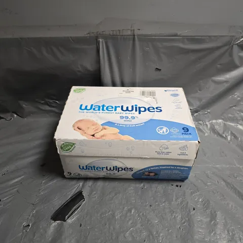 BOXED WATERWIPES BABY WIPES 9PACK