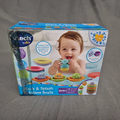 VTECH BABY STACK AND SPLASH BATHTIME BOATS