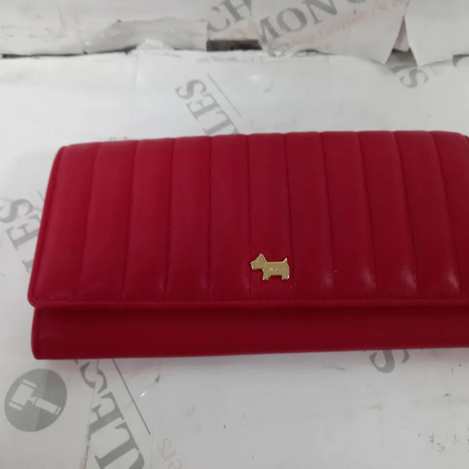 RADLEY LONDON PURSE IN CRIMSON RED