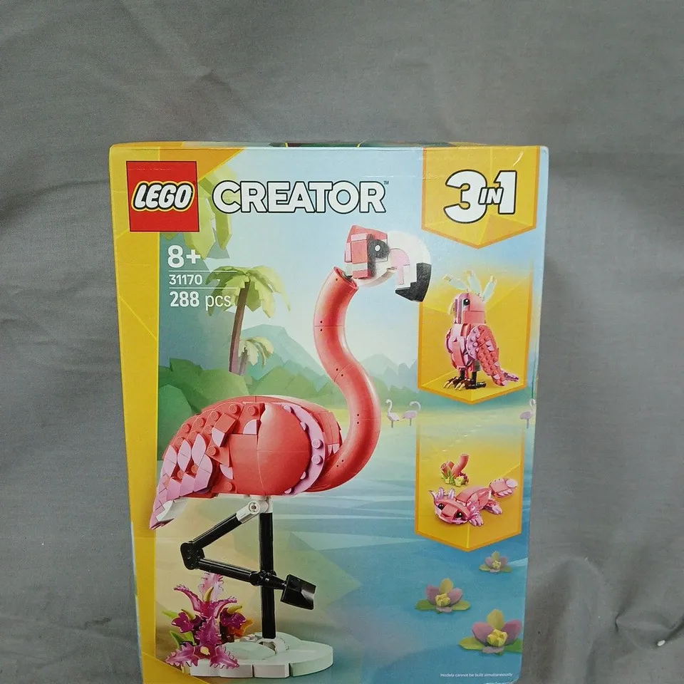 LEGO CREATOR 3-IN-1 FLAMINGO SET (3170) – 288 PIECES – BOXED