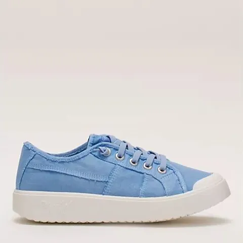 BLOWFISH MALIBU DENIM STYLE TRAINERS LIGHT BLUE SIZE 5