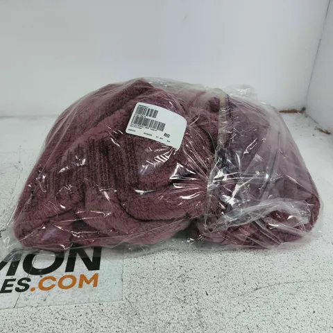 COZEE HOME FLUFFY WATERFALL CARDIGAN DUSKY ORCHID XL