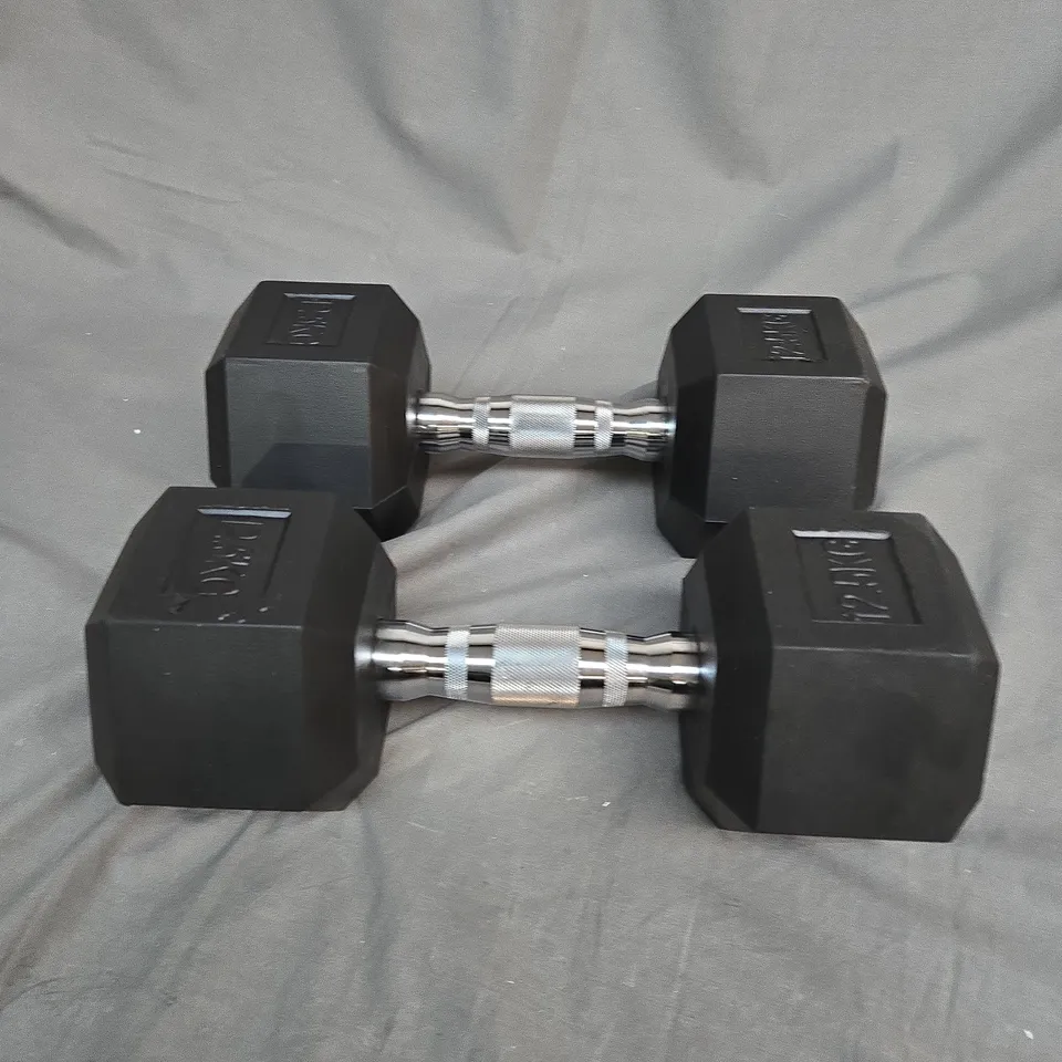 X2 12.5KG DUMBBELLS - COLLECTION ONLY