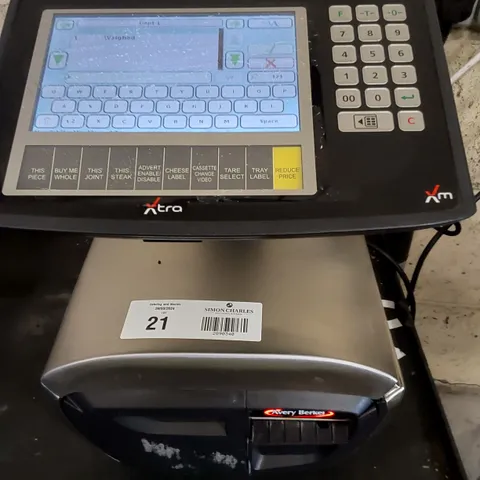 AVERY BERKEL XM600 LABEL AND RECEIPT PRINTING SCALES