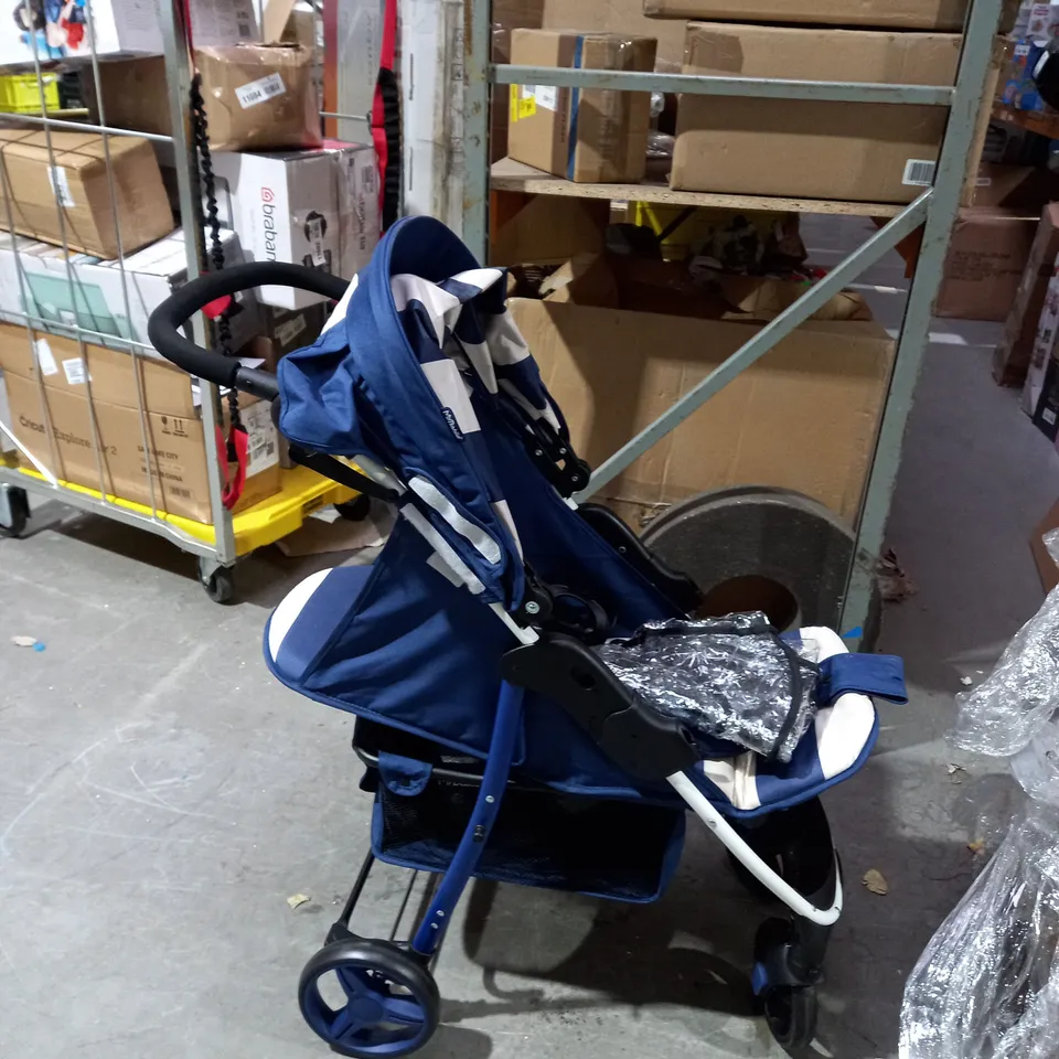 BILLIE FAIRERS MB30 BLUE STRIPES PUSHCHAIR (COLLECTION ONLY) RRP £129.99