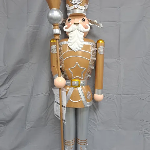 INLIT GIANT NUTCRACKER GOLD/SILVER - COLLECTION ONLY 