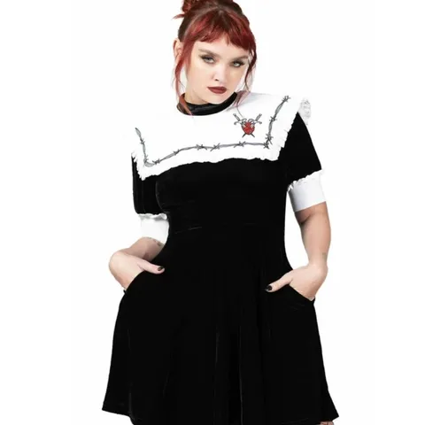 BRAND NEW  KILLSTAR - CORA - BLACK WOMEN'S DRESS SIZE XS