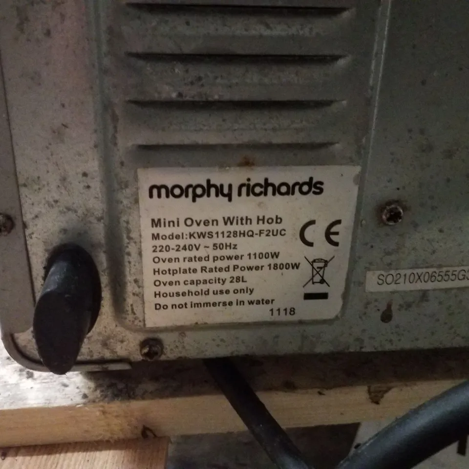 MORPHY RICHARDS MINI OVEN WITH HOB