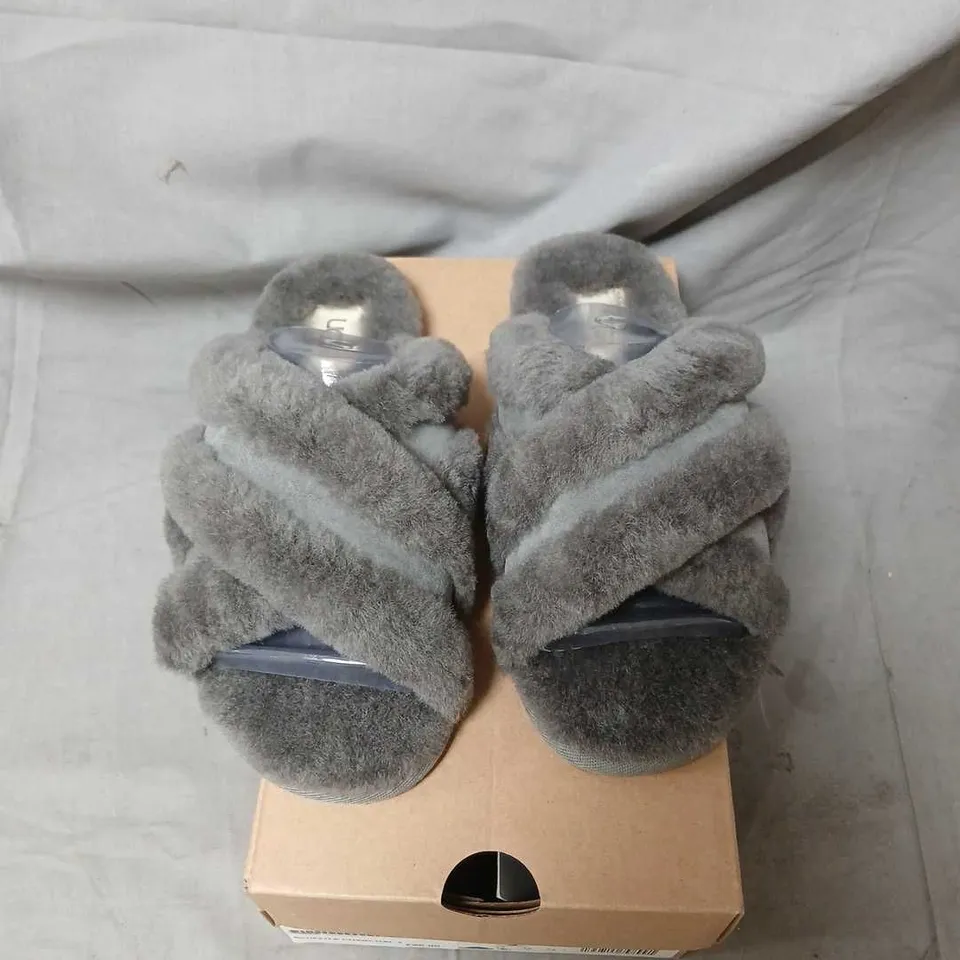 UGG SCUFFITA CHARCOAL WOMEN'S SLIPPERS – UK 5