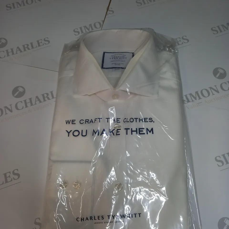 BAGGED CHARLES TYRWHITT SHIRT SIZE 15/33 INC 