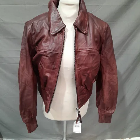 MNG RED WED ZIP UP JACKET - EUR MEDIUM
