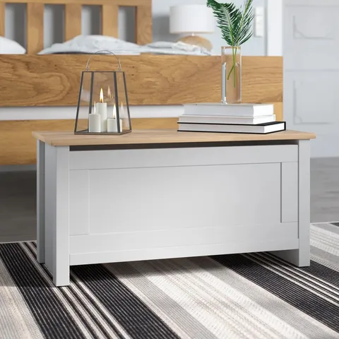 BOXED KERRY BLANKET CHEST - GREY (1 BOX)