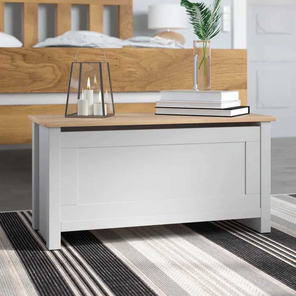 BOXED KERRY BLANKET CHEST - GREY (1 BOX)