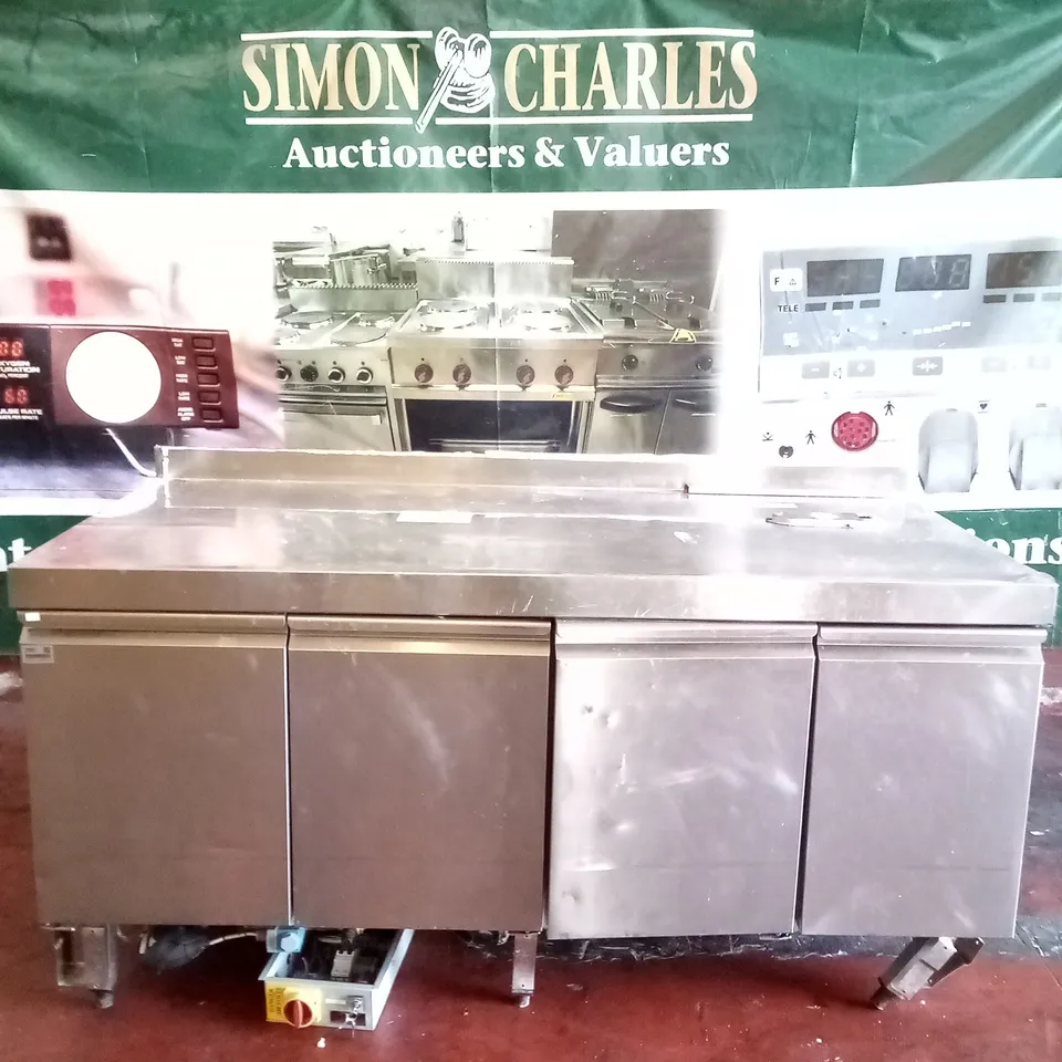 FOOD PREP STATION WITH UNDERCOUNTER FRIDGES