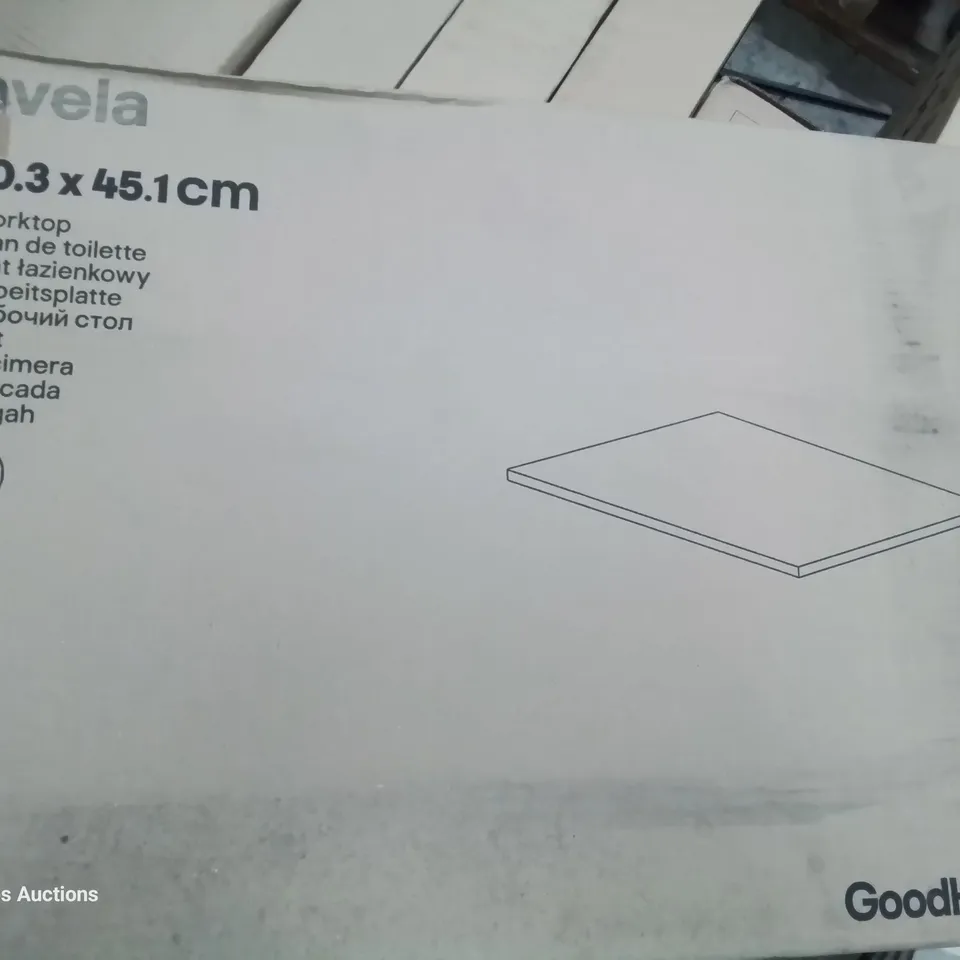 BOXED GOODHOME AVELA VANITY WORKTOP 60.3 × 45.1cm