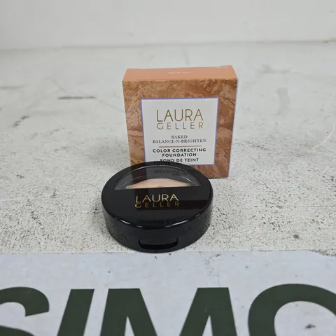 LAURA GELLER BAKED BALANCE-N-BRIGHTEN COLOUR CORRECTING POWDER FOUNDATION MEDIUM