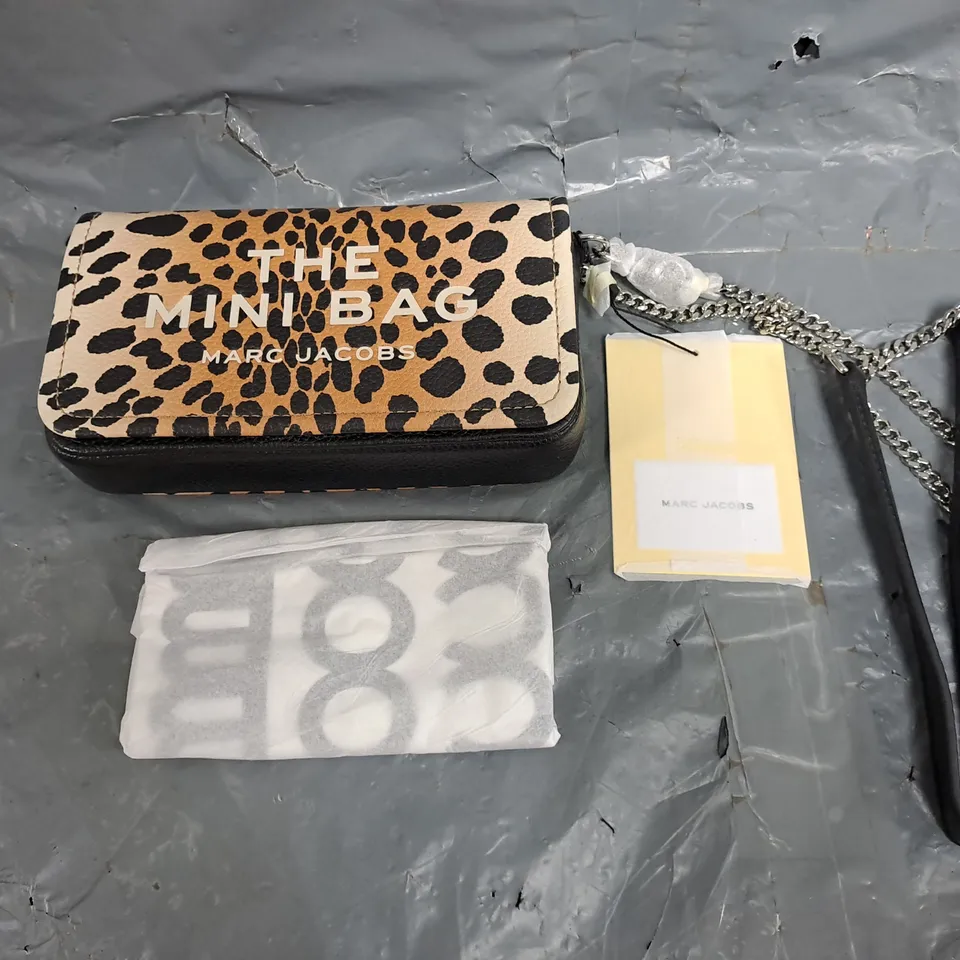 MARC JACOBS THE MINI BAG CHEETAH - BLACK MULTI 