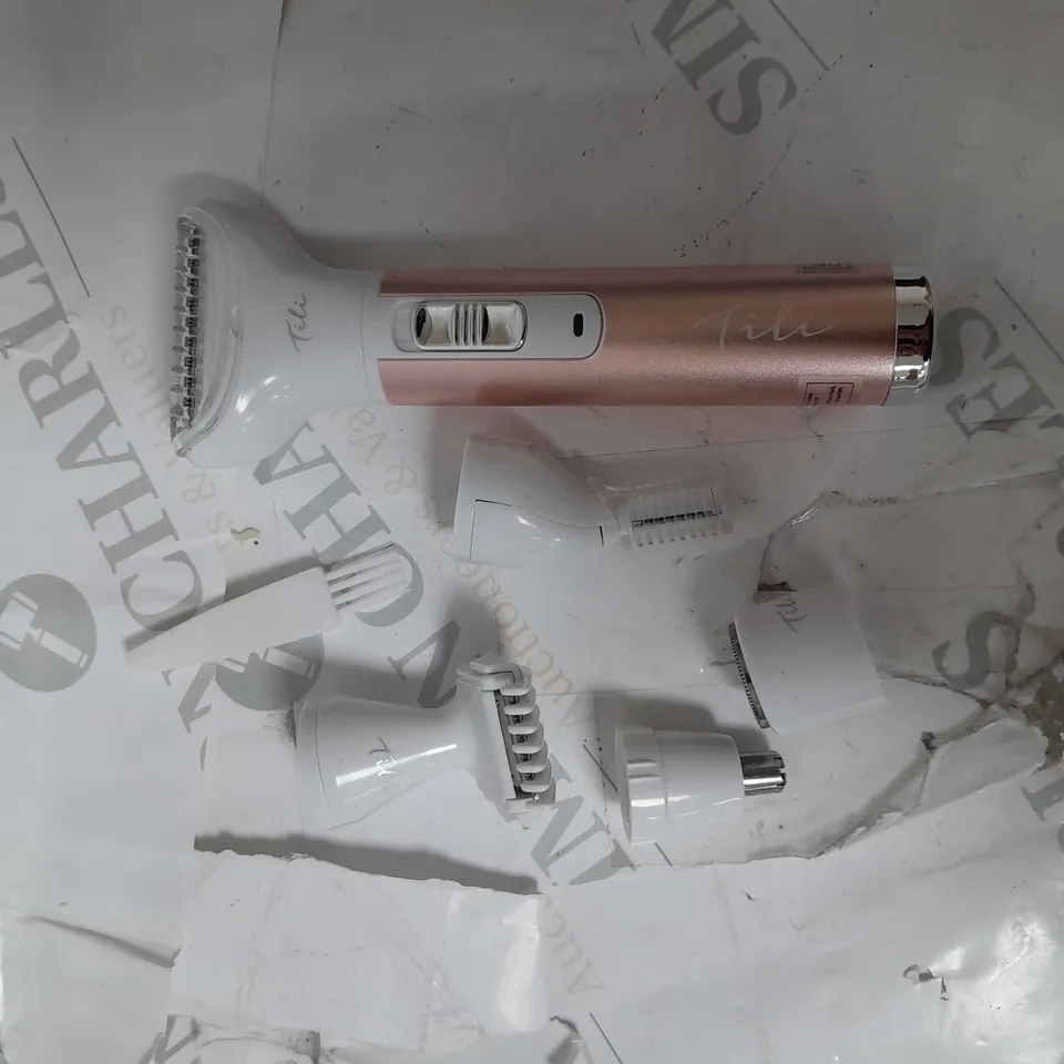 BOXED TILI 5-IN-1 MULTI FUNCTIONAL HAIR REMOVAL KIT PINK