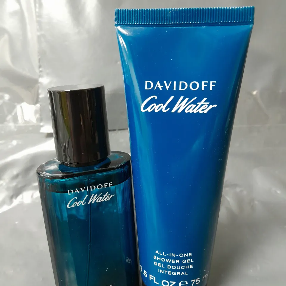 BOXED DAVIDOFF COOL WATER 40ML EDT FOR HIM GIFTSET