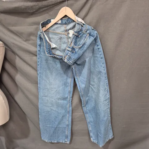 ZARA THE CROSSED WAIST WIDE LEG JEANS – WOMEN'S UK 8 (EU 36 / US 4)