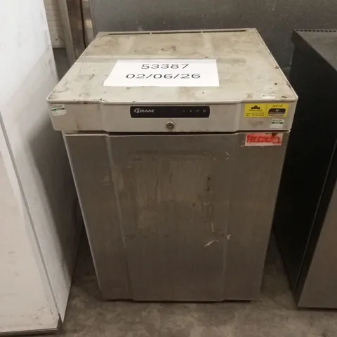 GRAM COMMERCIAL UNDER COUNTER FREEZER