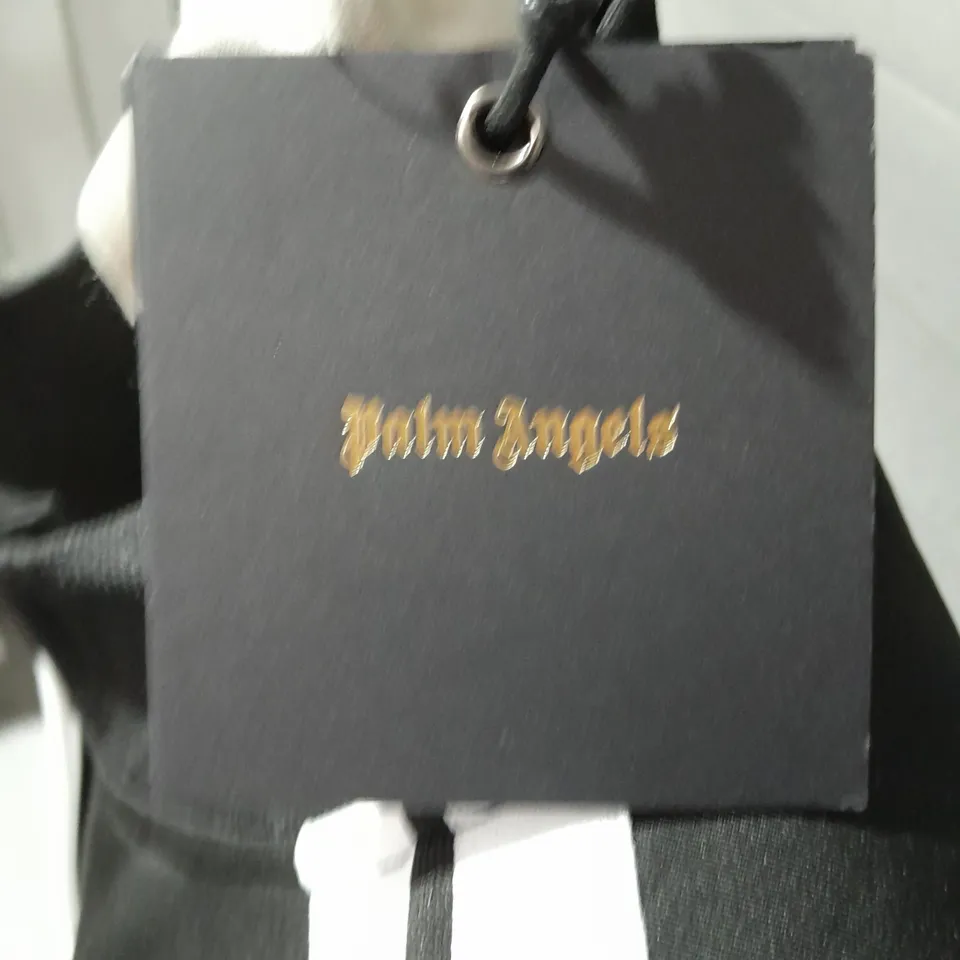 PALM ANGELS BLACK ZIP UP JACKET - SIZE 7