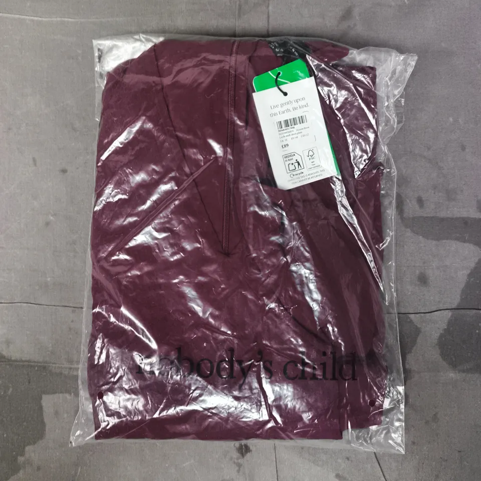 NOBODY'S CHILD LAYLA MIDI DRESS IN OCCASION BROWN SIZE UK 16