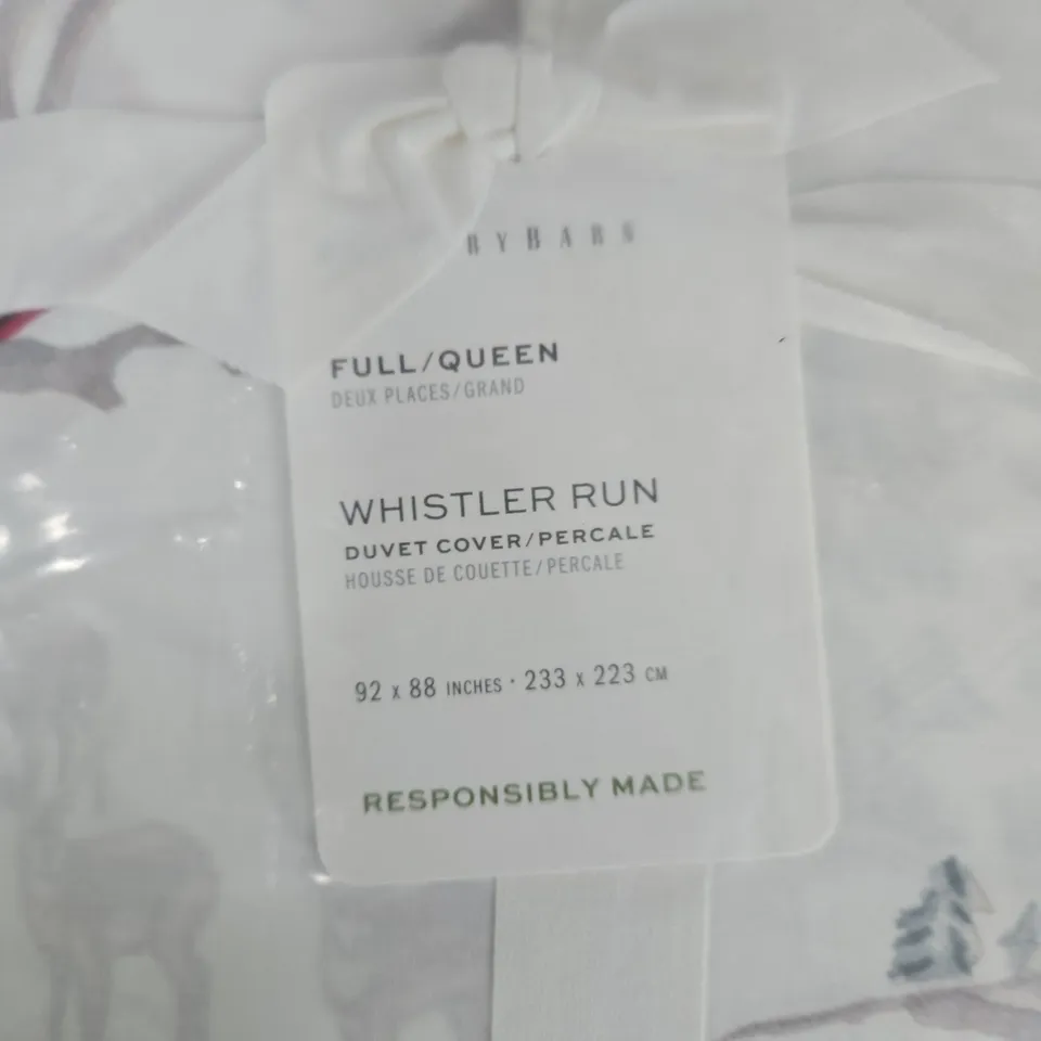 WHISTLER RUN DUVET COVER – FULL/QUEEN, PERCALE
