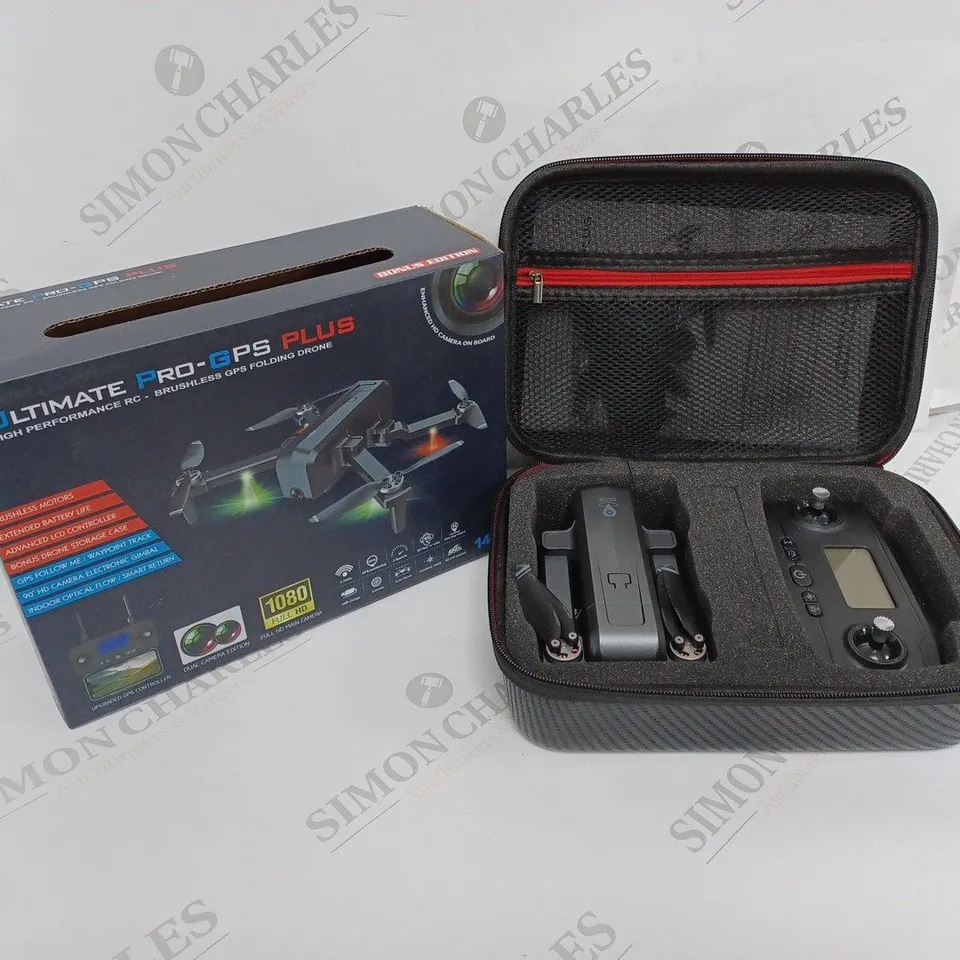 BOXED ULTIMATE PRO GPS PLUS HIGH PERFORMANCE RC FOLDING DRONE