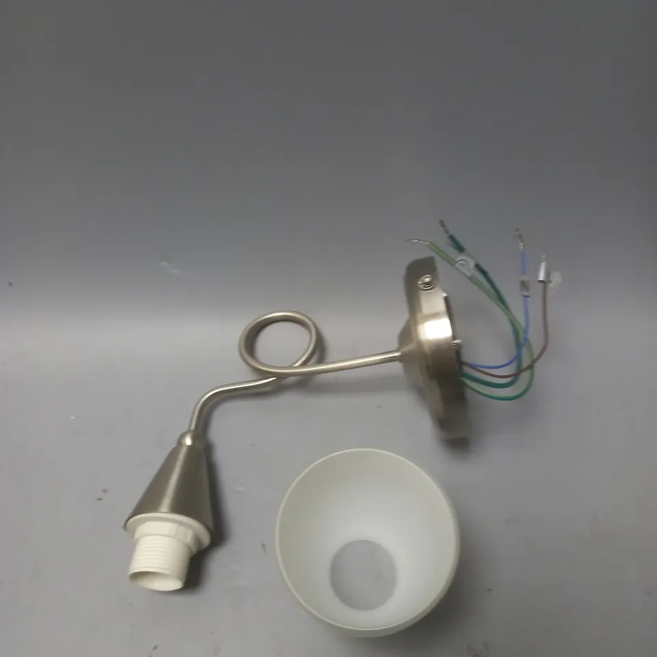 BOXED FOCUS WALL LIGHT SATIN NICKEL FIISH 