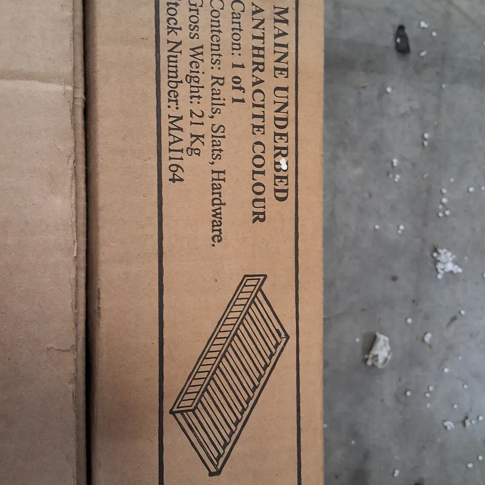 LOT OF 4 BOXED UNDERBEDS IN DOVE GREY & ANTHRACITE 