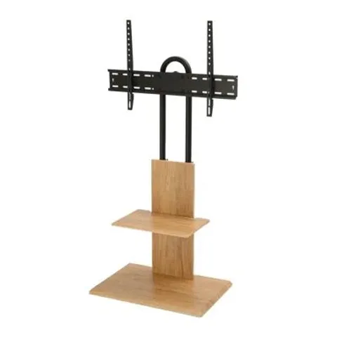 BOXED OAK PEDESTAL FLOOR STAND