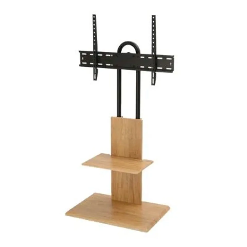 BOXED OAK PEDESTAL FLOOR STAND