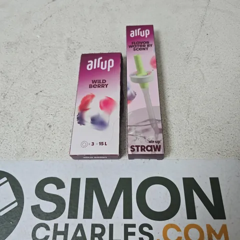 AIR UP WILD BERRY PODS AND A STRAW