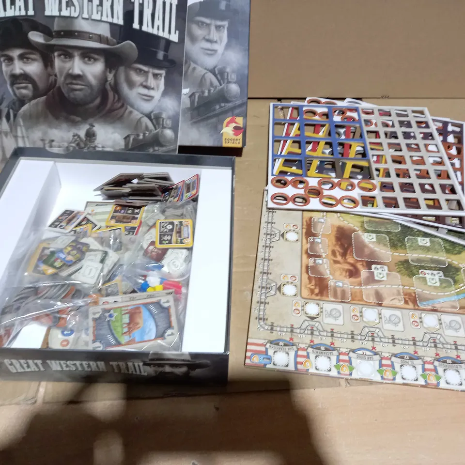 ALEXANDER PFISTER GREAT WESTERN TRAIL BOARD GAME   14+ 