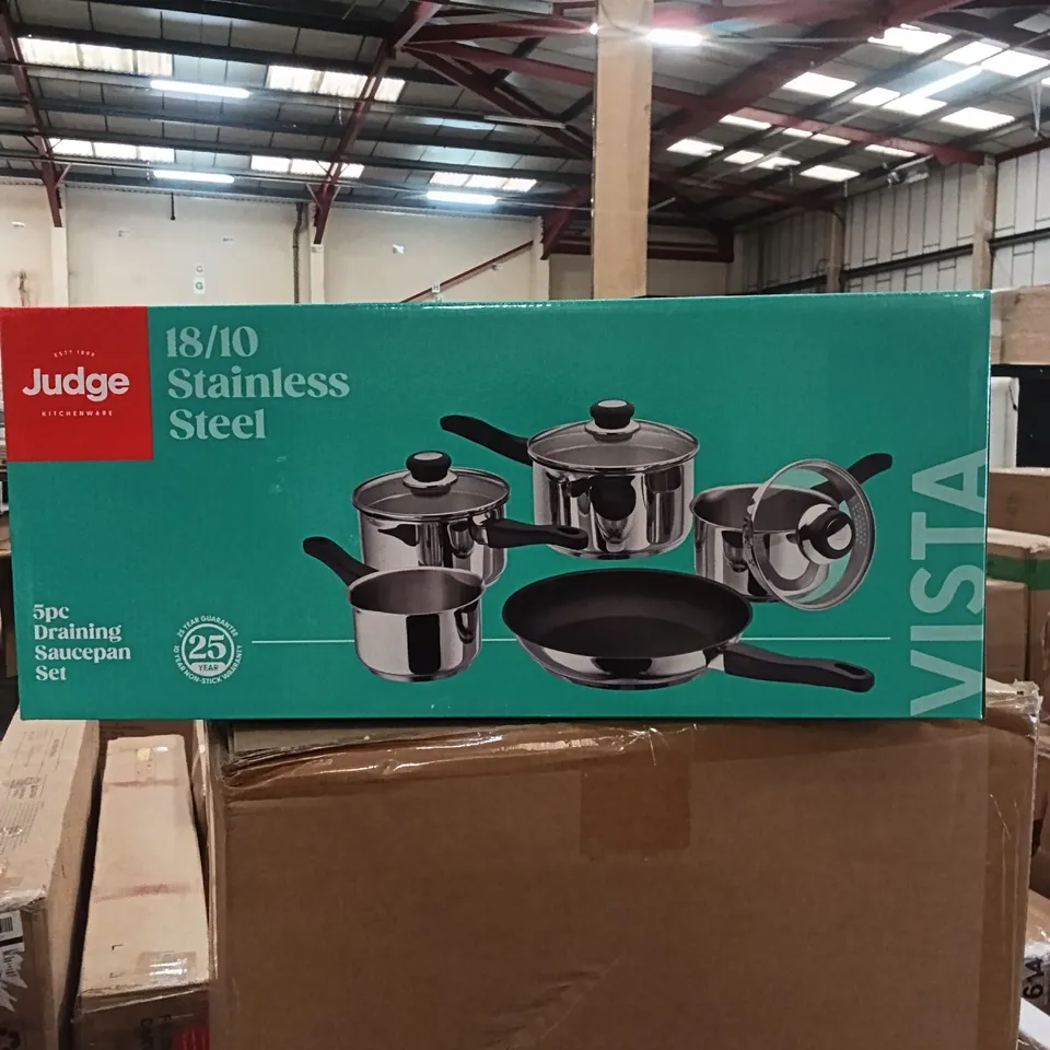 BOXED JUDGE KITCHENWARE 18/10 STAINLESS STEEL