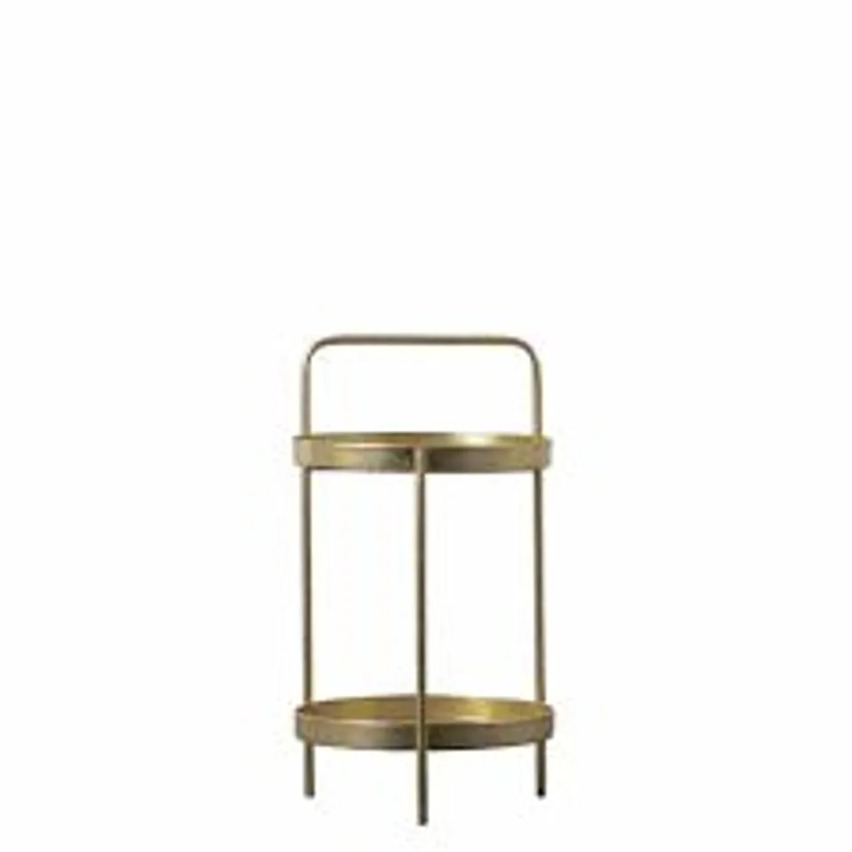 BOXED GALLERY DIRECT SIDE TABLE - GOLD (1 BOX)