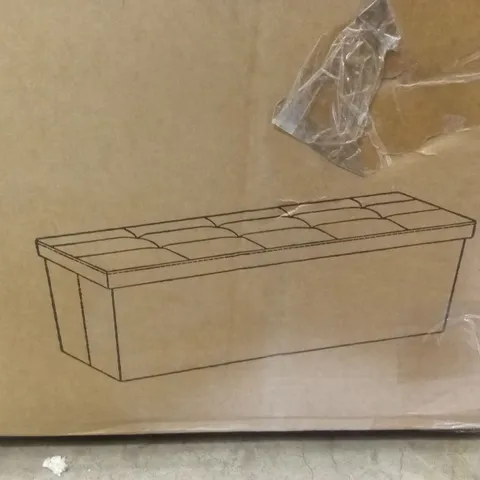 BOXED SONGMICS STORAGE OTTOMAN - LSF277W51 (1 BOX)