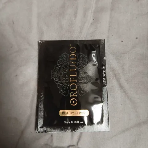 BOX OF APPROXIMATELY 250 OROFLUIDO BEAUTY ELIXIR HAIR OIL – SACHET PACK-NO EXPIRY DATE SHOWN 