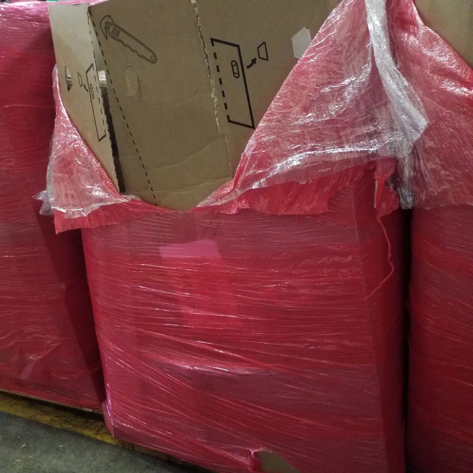 PALLET CONTAINING ASSORTED PRODUCTS INCLUDING IRONING BOARD, BABY GYM PLAY MAT, CLOTHES AIRER & SPINNING CHAIR