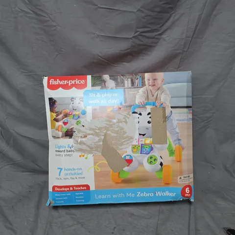 FISHER-PRICE LEARN WITH ME ZEBRA WALKER – BOXED BABY WALKER