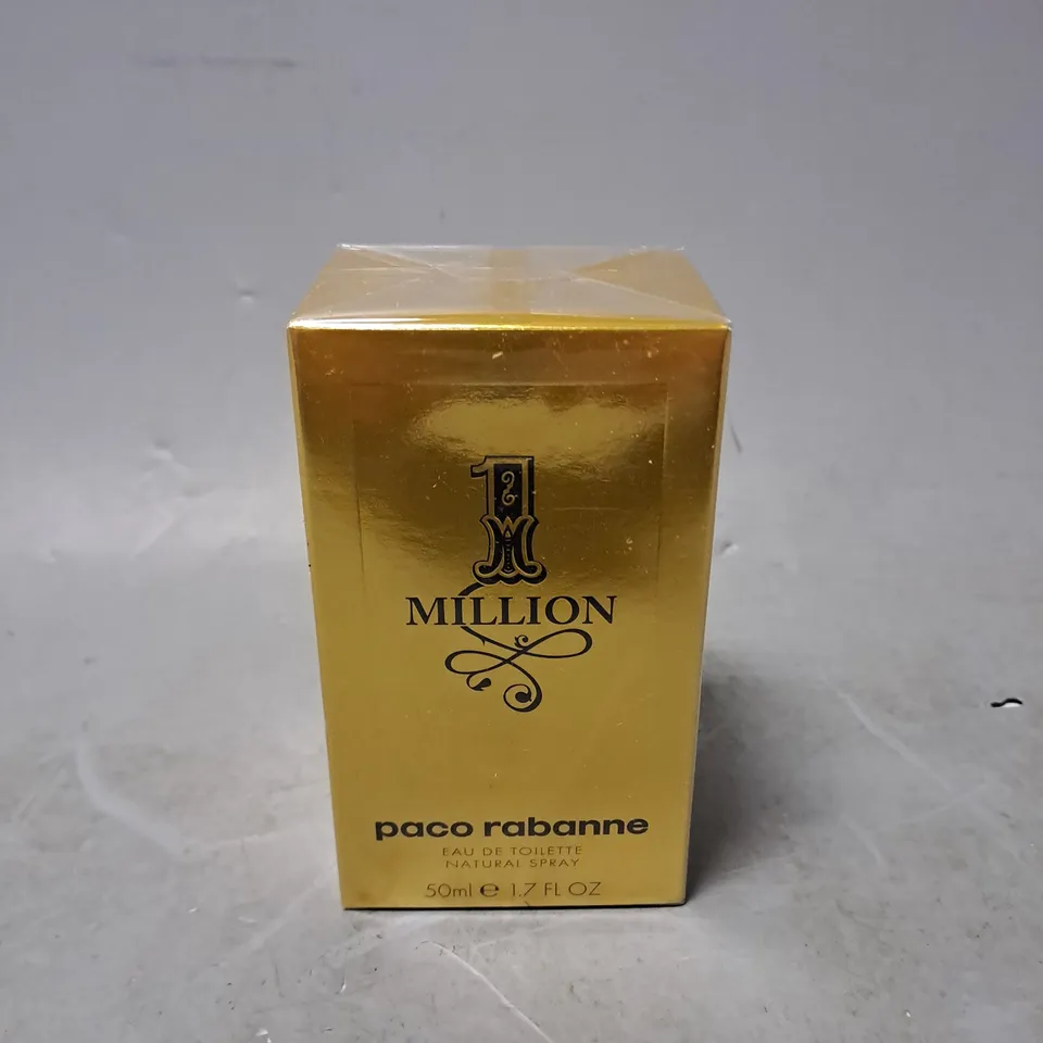 BOXED AND SEALED PACO RABANNE 1 MILLION EAU DE TOILETTE 50ML