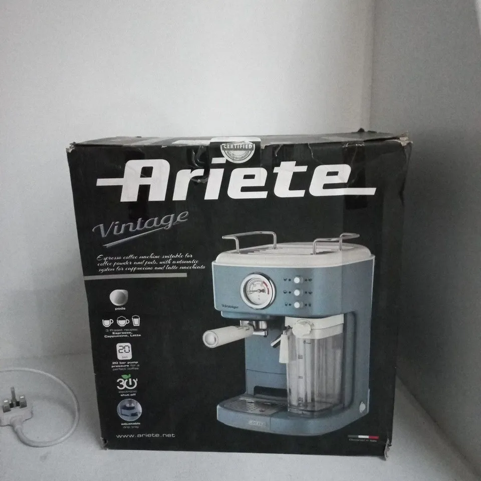 ARIETE VINTAGE ESPRESSO MACHINE
